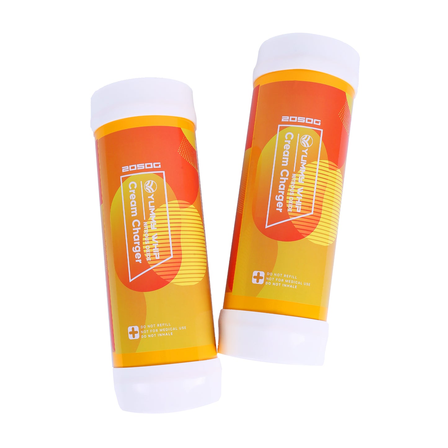 Yummy Whipped Cream Charger 2050G 3.3L  N2O Nitrous Oxide Cartridges for Whipped Cream Dispenser, Cream Charger for Whipped Cream Maker