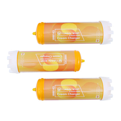 Yummy Whipped Cream Charger 2.2L 1364G N2O Nitrous Oxide Cartridges for Whipped Cream Dispenser, Cream Charger for Whipped Cream Maker