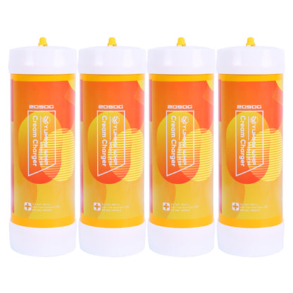 Yummy Whipped Cream Charger 2050G 3.3L  N2O Nitrous Oxide Cartridges for Whipped Cream Dispenser, Cream Charger for Whipped Cream Maker