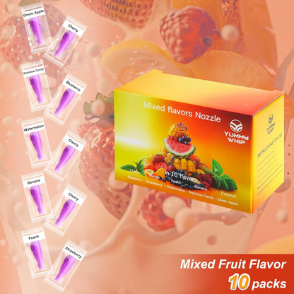 Mixed Fruit Flavor Silent Nozzle(10pcs)