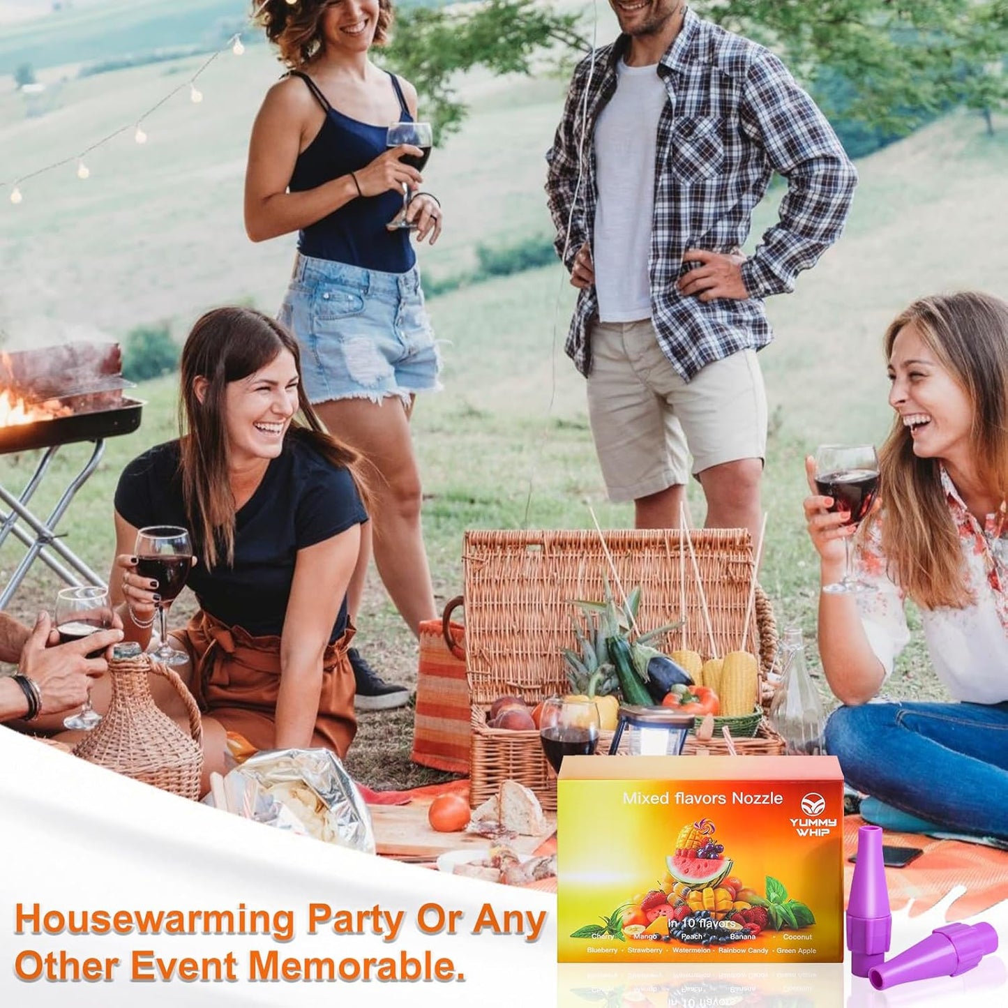 Mixed Fruit Flavor Silent Nozzle(10pcs)