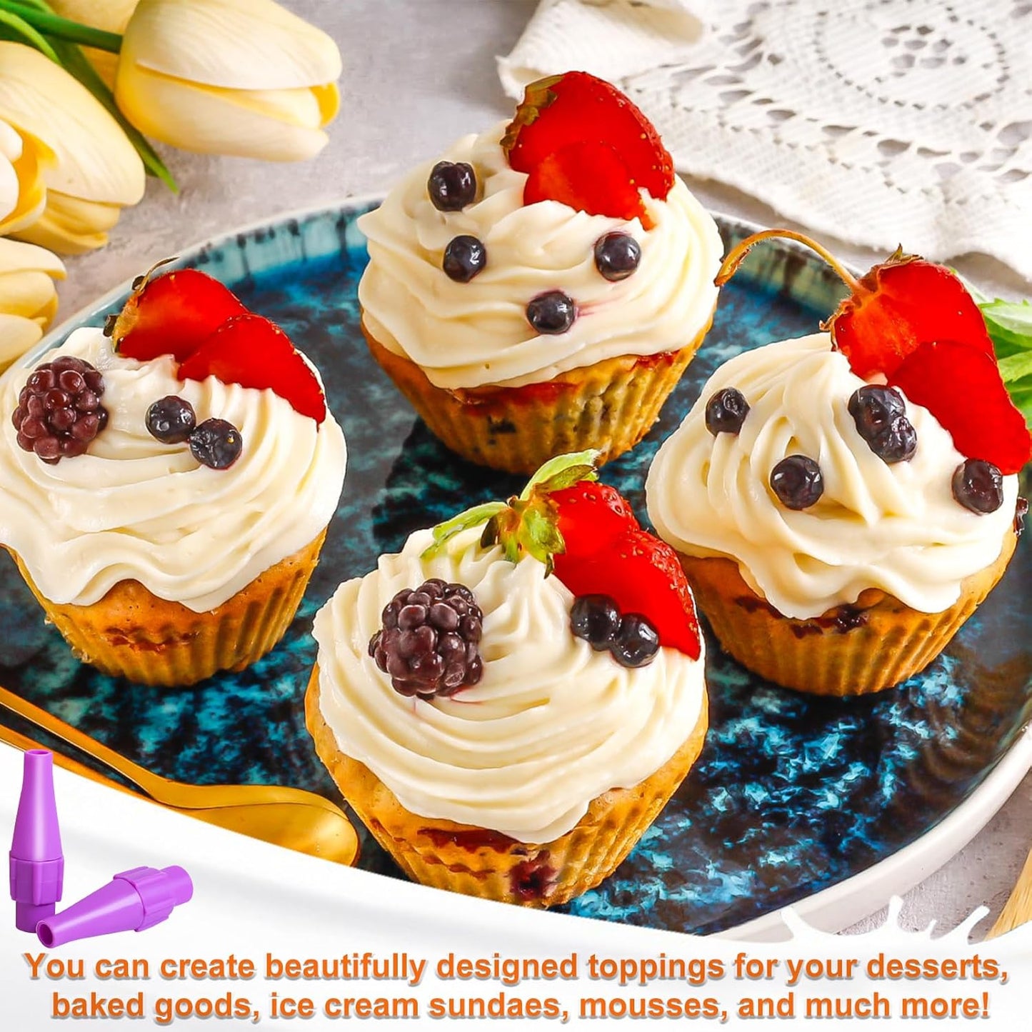 Mixed Fruit Flavor Silent Nozzle(10pcs)